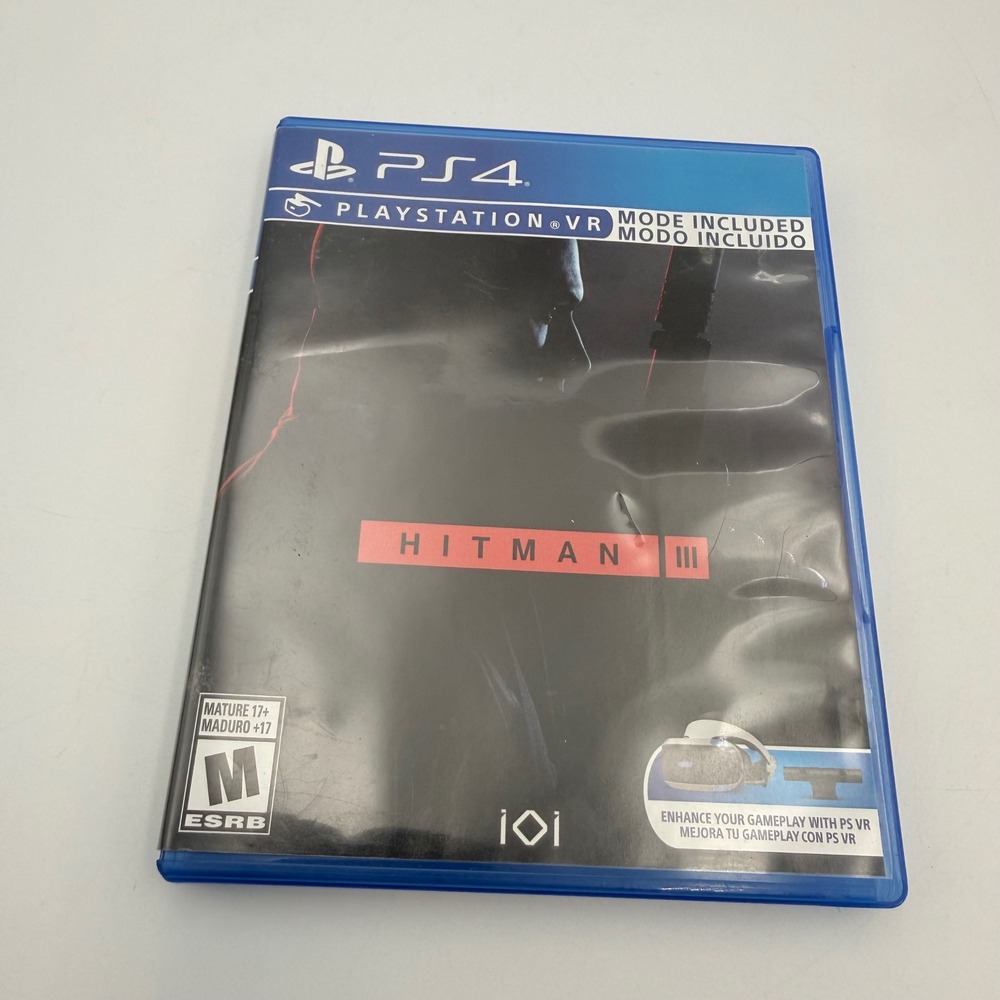 Hitman III 3 Sony PlayStation 4 PS4 VR Mode Included Agent 47 Stealth Action